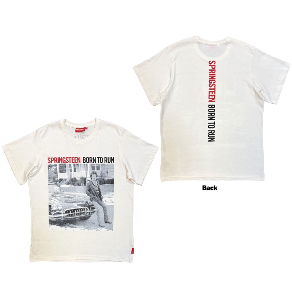 Bruce Springsteen - Unplugged Born To Run Unisex TShirt - Weiß